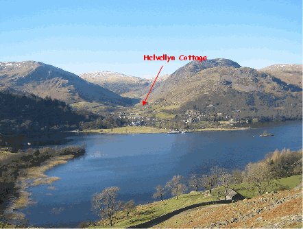 Helvellyn Cottages from Place Fell
