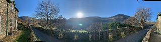 Outside Helvellyn Cottage